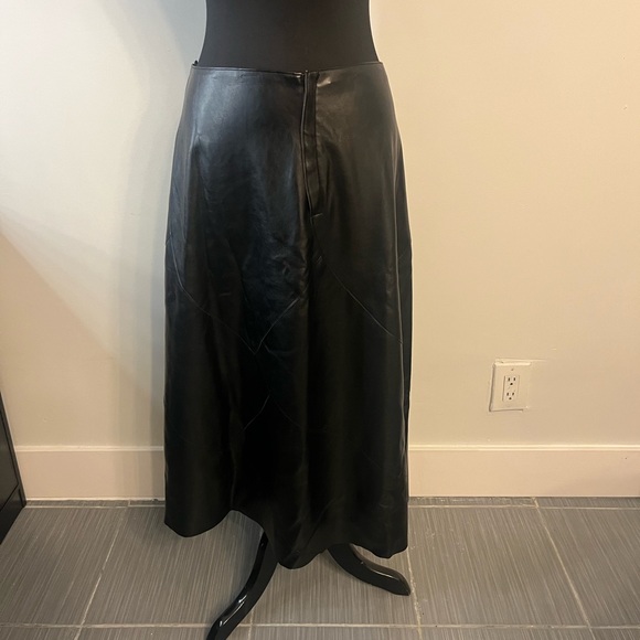 Womens midi faux leather skirt size 12 - Picture 11 of 11